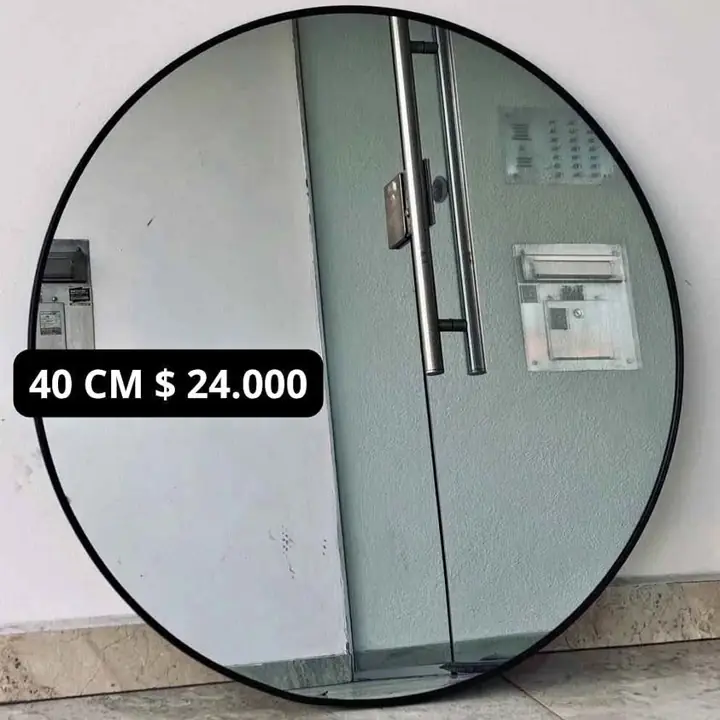 Espejo Circular Marco PVC