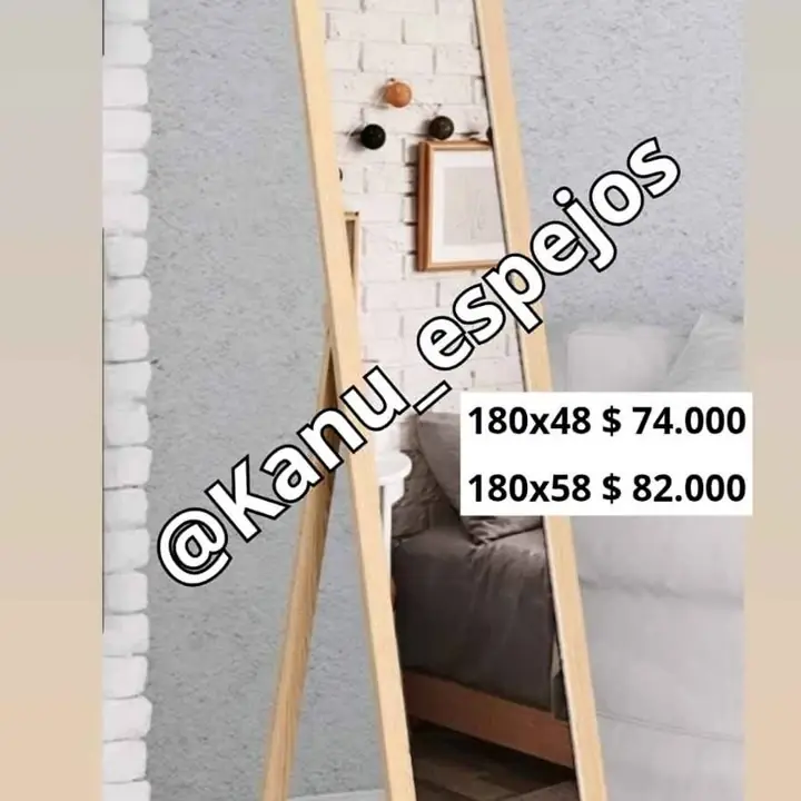 Espejo vestidor alamo con pie en promooo entrega en el dia