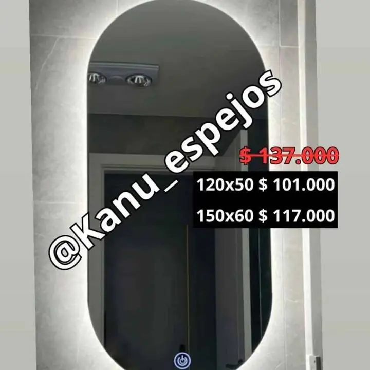 Espejo vestidor pildora luz LED en ofertaaaa hasta agotar stock