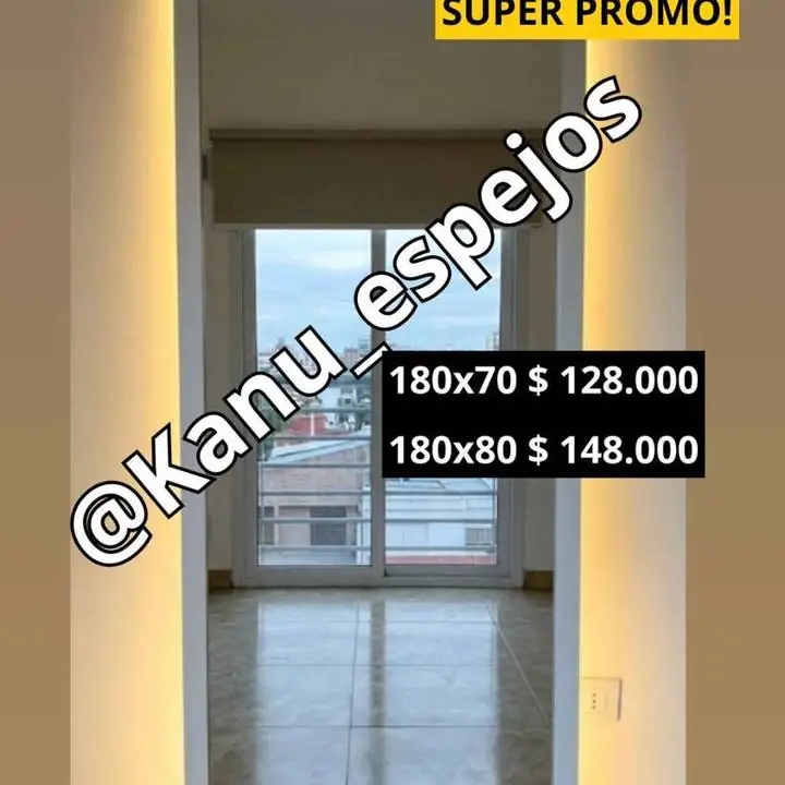 Espejo vestidor alamo luz LED en ofertaaa entrega inmediata