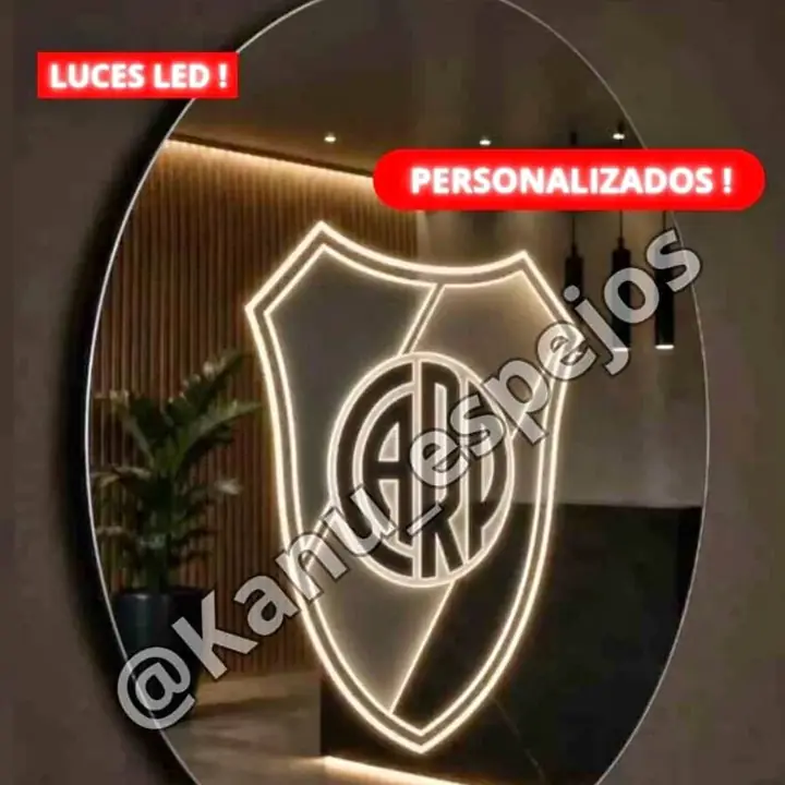 Espejo personalizado a tu manera con luz LED en ofertaaa