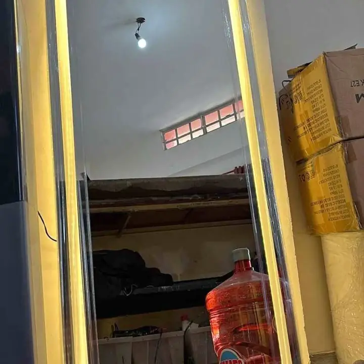 Espejo luz led esmerilado vestidor