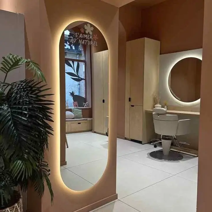 Espejo Vestidor Pildora Luz Led Touch Listo para Colgar