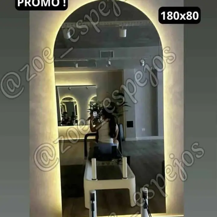Espejo arco luz led