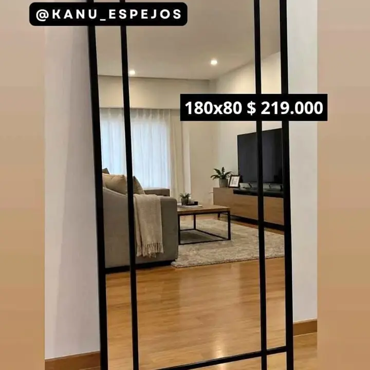Espejo Vestidor Hierro Repartido No Distorsiona la Imagen Entrega en el Dia