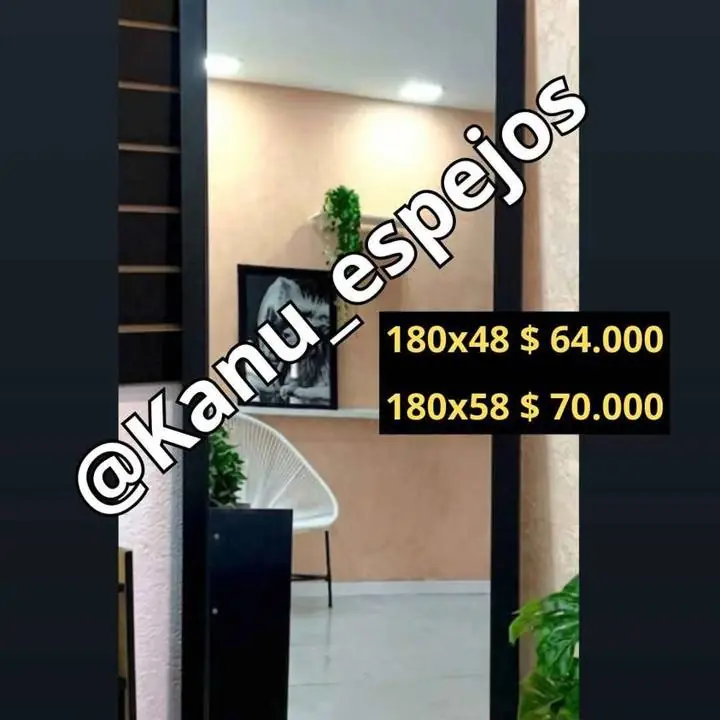 Espejo vestidor alamo en promooo listo para colgar