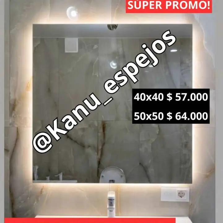 Espejo para baño luz LED en ofertaaa entrega inmediata