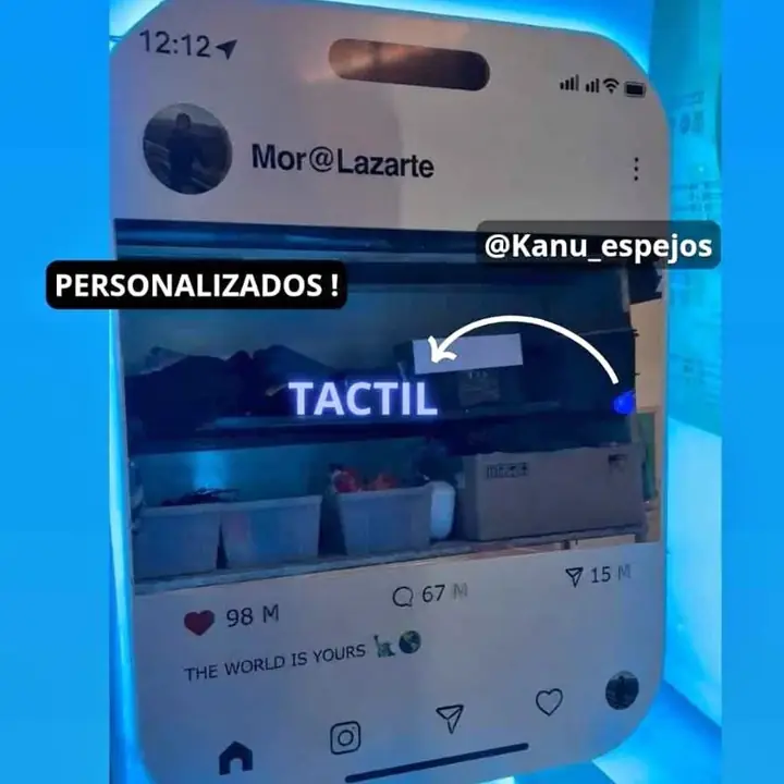 Espejo instagram personalizado a tu manera