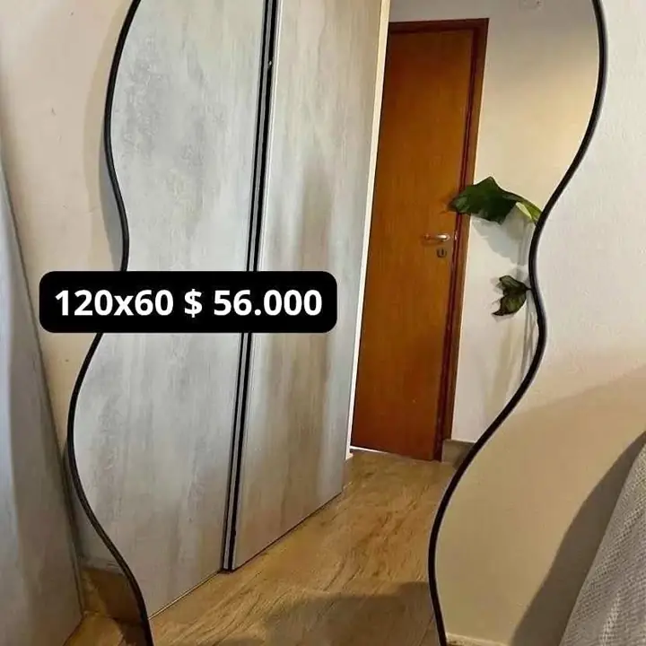 Espejo Moderno Nube en Ofertaaaa No Distorsiona la imagen