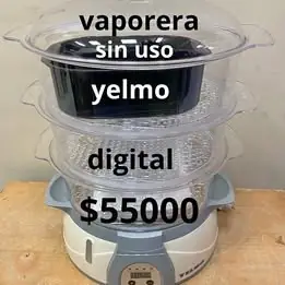 Vaporera yelmo casi sin uso