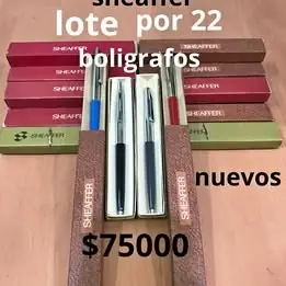 Boligrafos sheaffer lote x 22