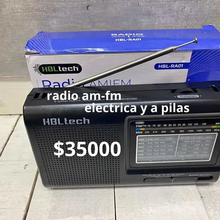 Radio AM-FM electrica y a pilas