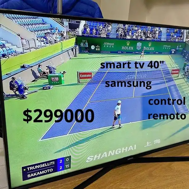 Smart TV 40" Samsung con control como nuevo