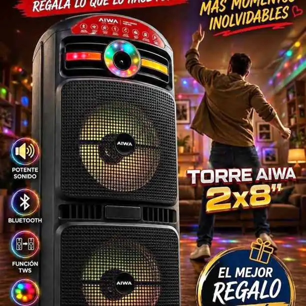 Parlante torre marca aiwa super oferta