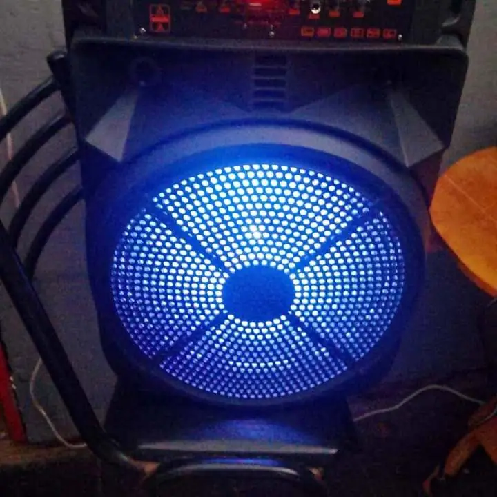 Parlante inalámbrico de 15 pulgadas micrófono profesional control remoto super oferta