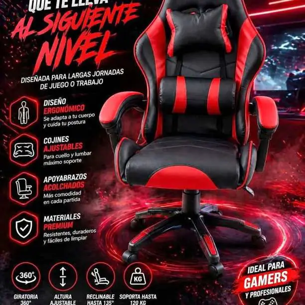 Silla Gamer nueva con garantía