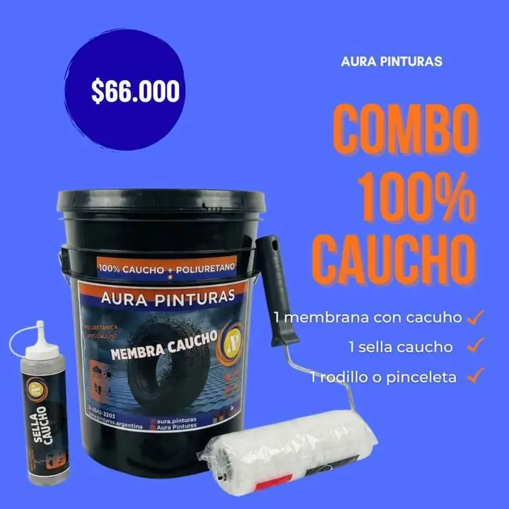 Combo 100% caucho
