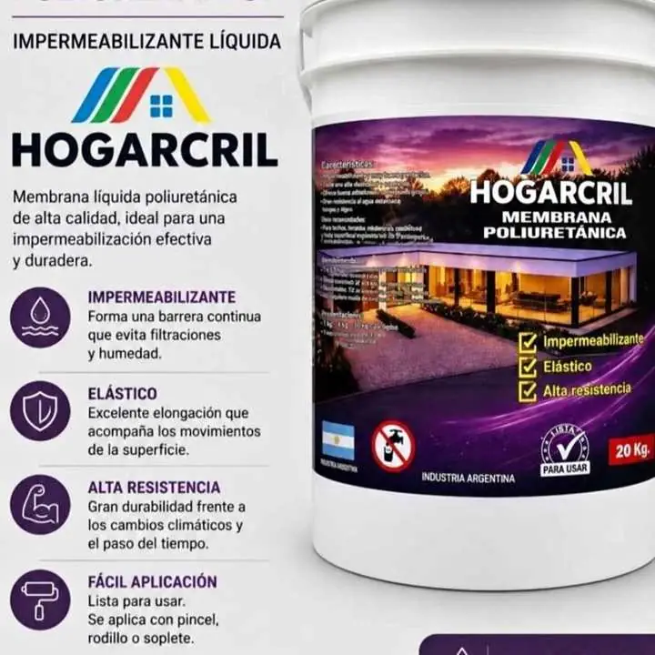 Membrana poliuretánica de 20 litros impermeabilizante total