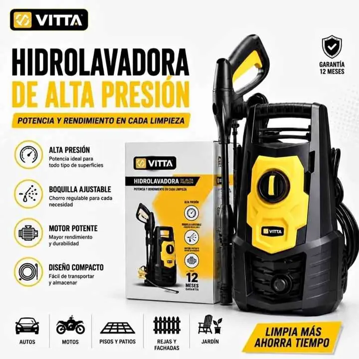 Hidrolavadora Vitta 1500W 105 bar promo temporada