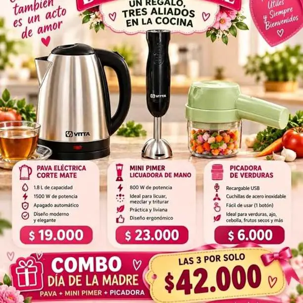 Combo dia de la madre regalo ideal para mamá