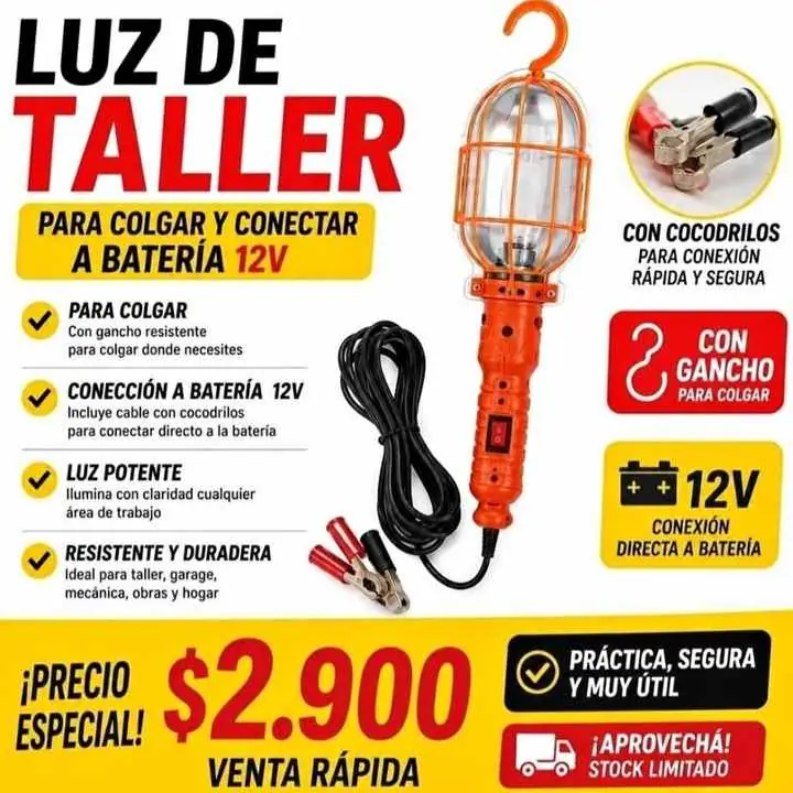 Luz de inspección de taller o para tener en el auto