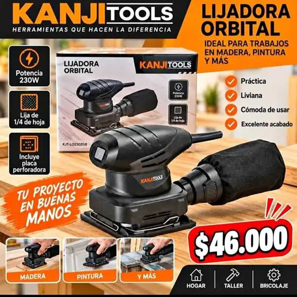 Lijadora de palma 250W Kanji tools