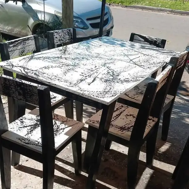 Muy lindos diseños de mesas y sillas , para renovar tu hogar trabajamos con envíos abonas al recibir