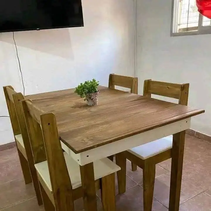 Juegos mesas y sillas súper oferta Mesa de 120 y 4 sillas Mesa de 140 y 6 sillas Mesa de 160 y 6