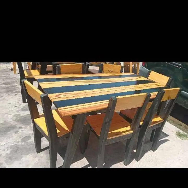 Juegos de comedor de pino macizo, realizamos envíos a domicilio. Abonas todo al recibir Contam