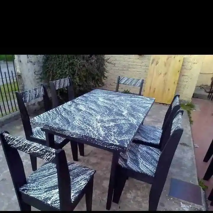Juegos mesas y sillas súper oferta Mesa de 120 y 4 sillas Mesa de 140 y 6 sillas Mesa de 160 y 6
