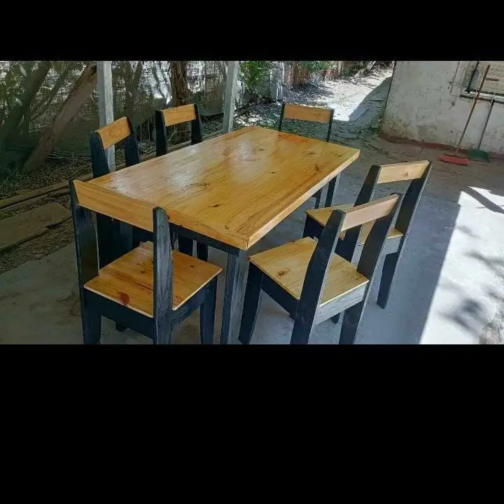 Juegos mesas y sillas súper oferta Mesa de 120 y 4 sillas Mesa de 140 y 6 sillas Mesa de 160 y 6