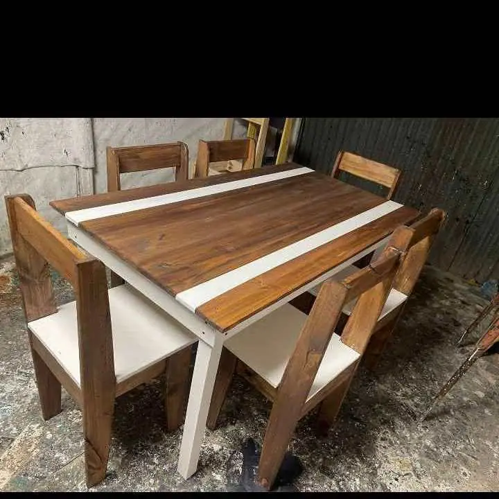 Juegos de comedor de pino macizo, realizamos envíos a domicilio. Abonas todo al recibir Contam