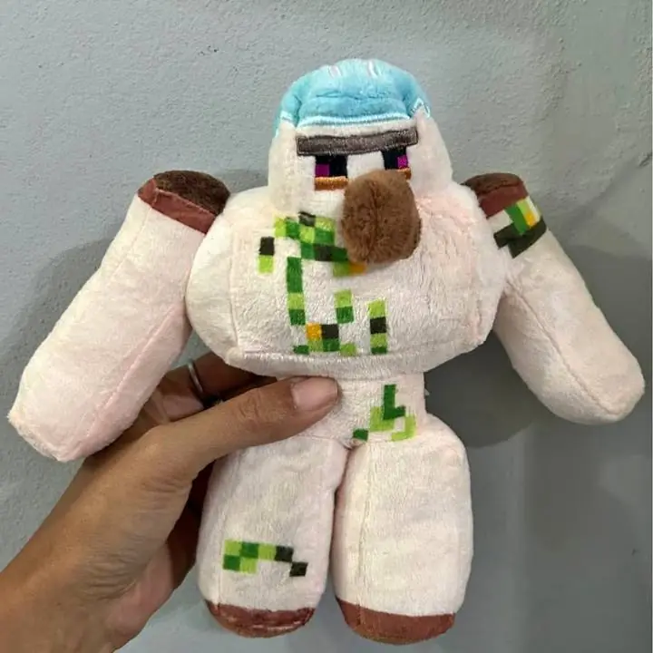Peluche golem de hierro minecraft