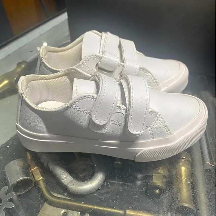 Zapatillas colegiales talle 27 blancas