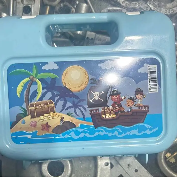 Valija lunchera plastica de nene piratas