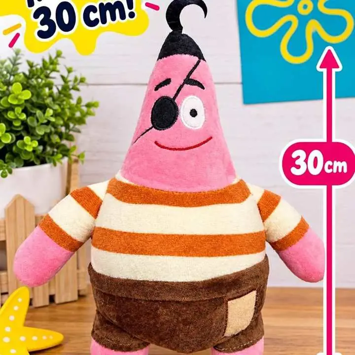Peluche patricio estrella pirata