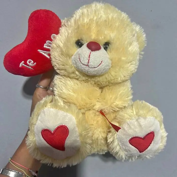 Peluche oso corazon te amo