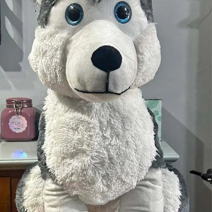 Peluche lobo/ siberiano gigante