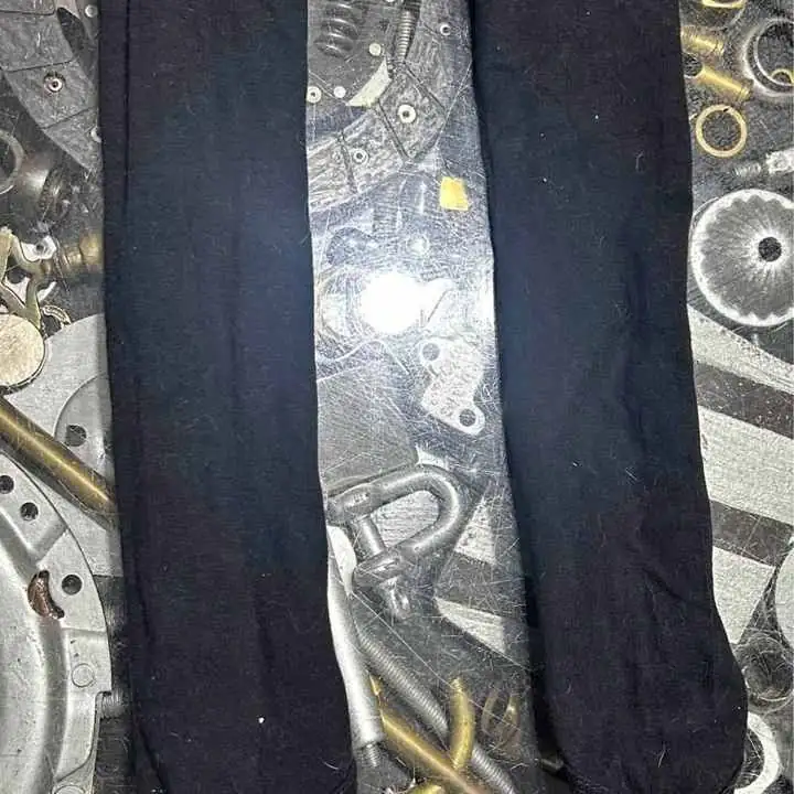 Guantes largos negros