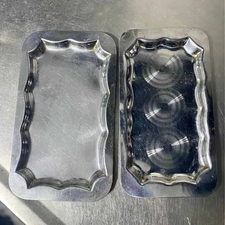 Bandejas de acero x2
