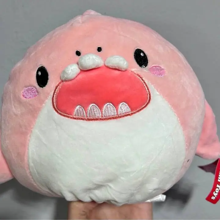Peluche tiburon rosa
