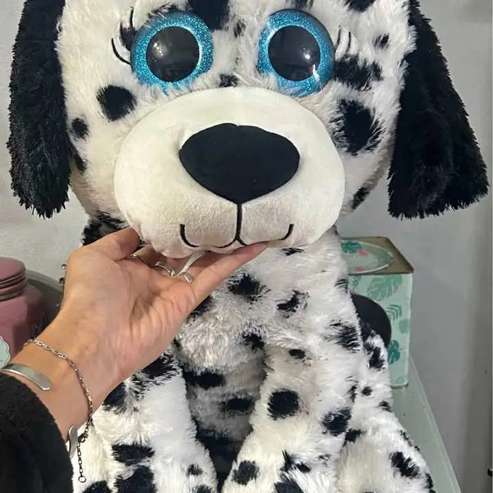 Peluche gigante perro dalmata 60 cm