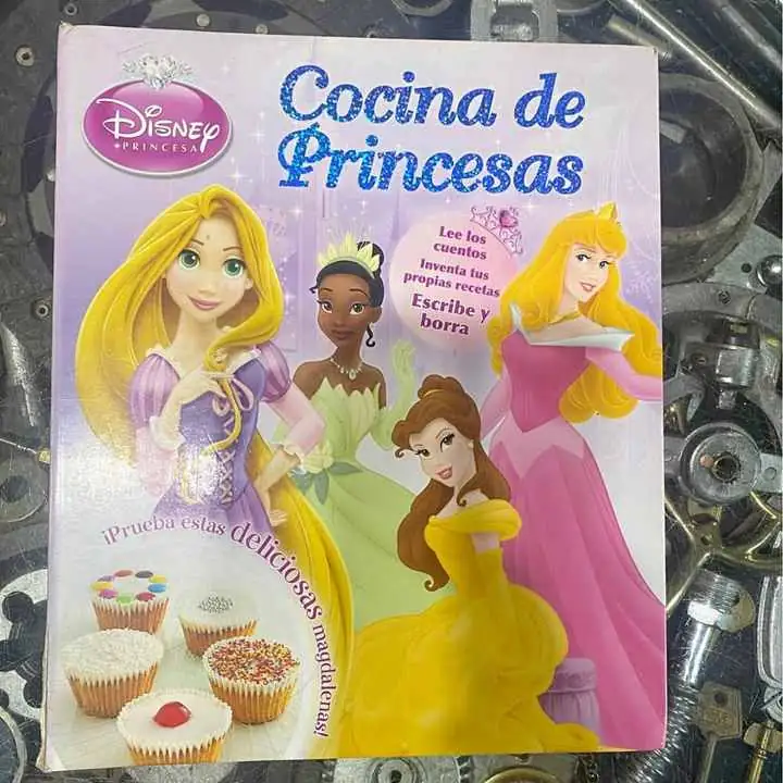 Libro cocina de princesas disney