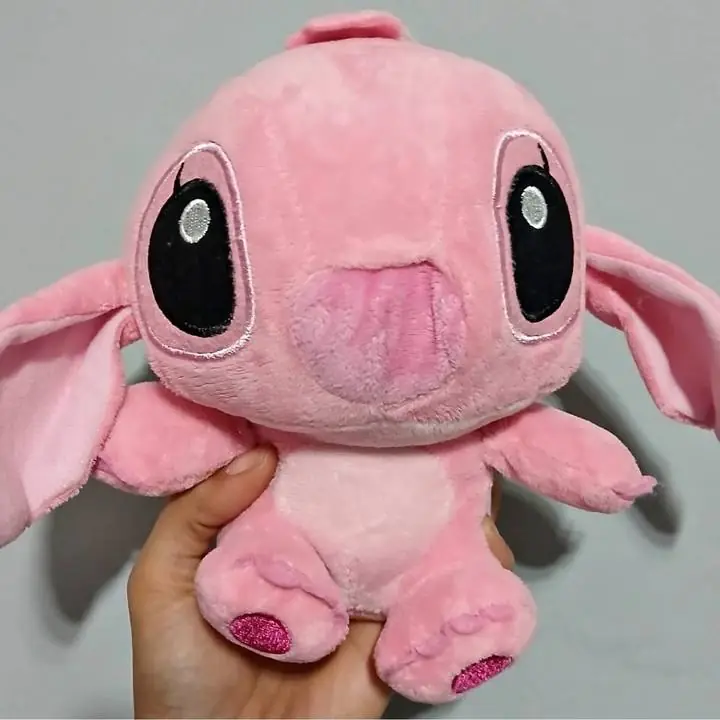 Peluche stitch rosa