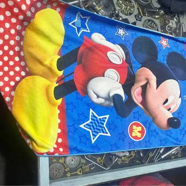 Toallon piñata mickey mouse secado rapido