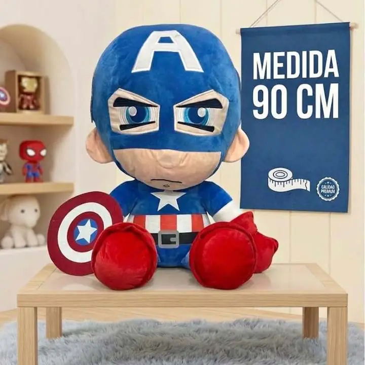 Peluche gigante capitan america super heroe
