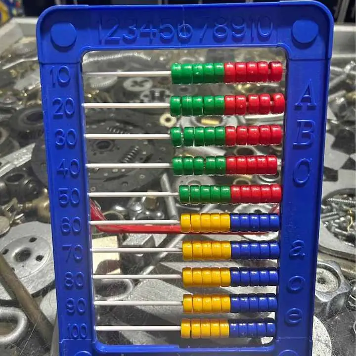 Abaco didactico plastico
