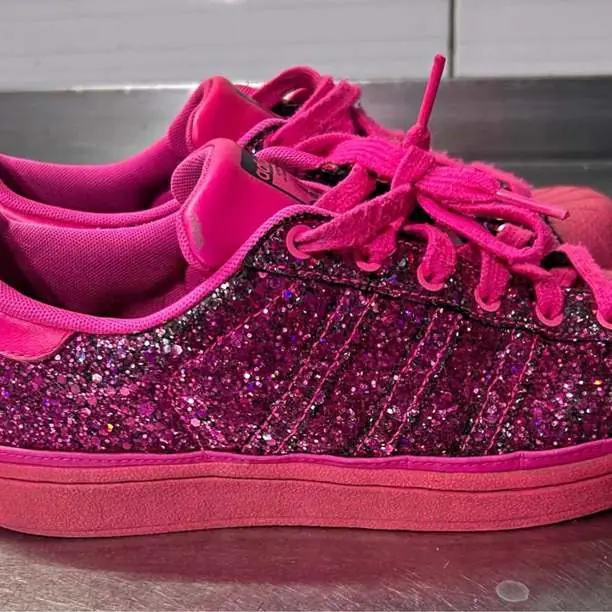 Zapatillas adidas superstar glitter talle 38