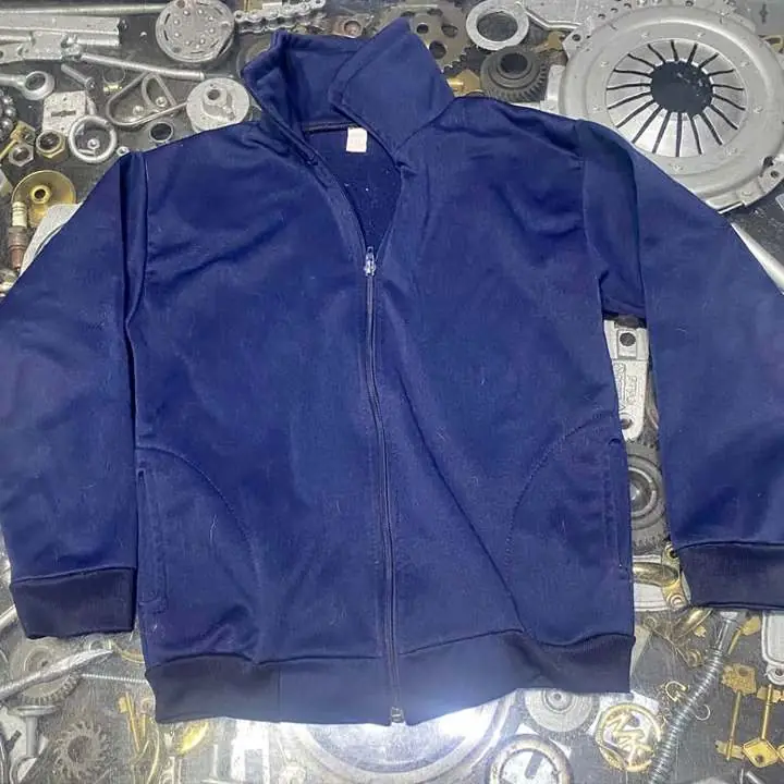 Campera azul de acetato nene talle 12