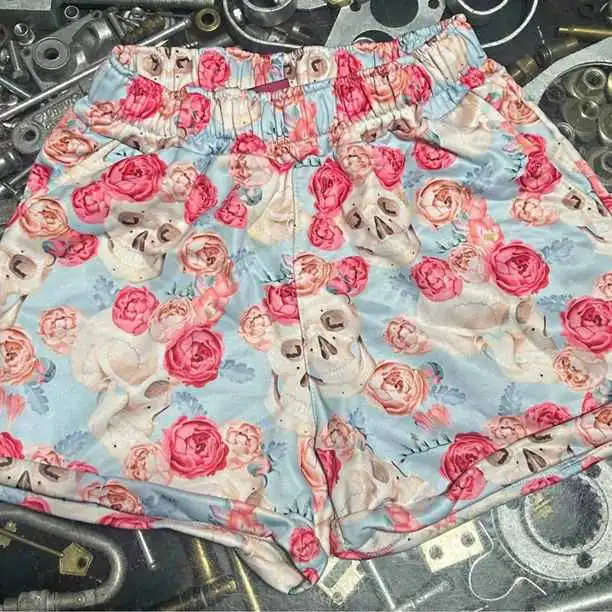Short de perras calaveras